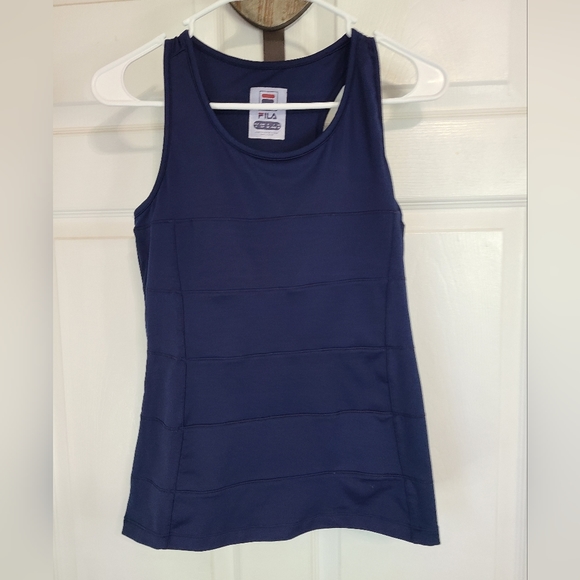 Fila Woman's Sleeveless Tanktop Workout Shirt,  Size: Small  Color: Blue - Picture 1 of 12